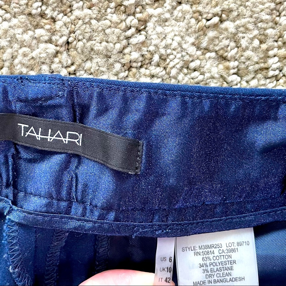 Tahari Navy Women's Pants - Picture 2 of 5